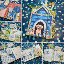 Load image into Gallery viewer, Pups In The Park Memory Keeper Doggie Journal Paper Craft Socials