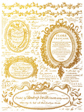 Load image into Gallery viewer, Etiquettes IOD Gold Leaf Transfer Iron Orchid Designs