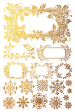 Load image into Gallery viewer, IOD Tinsel 8x12  Holiday Gilded Transfer Iron Orchid Designs