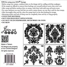 Load image into Gallery viewer, IOD Velveteen Stamps. 6x6 Box Set Iron Orchid Designs