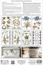 Load image into Gallery viewer, Fairytale Florals 8x12 Transfer_IOD_Iron Orchid Designs
