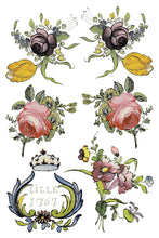 Load image into Gallery viewer, Fairytale Florals 8x12 Transfer_IOD_Iron Orchid Designs