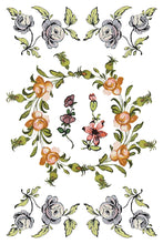 Load image into Gallery viewer, Fairytale Florals 8x12 Transfer_IOD_Iron Orchid Designs