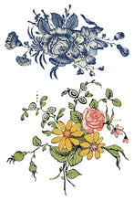 Load image into Gallery viewer, Fairytale Florals 8x12 Transfer_IOD_Iron Orchid Designs
