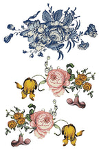 Load image into Gallery viewer, Fairytale Florals 8x12 Transfer_IOD_Iron Orchid Designs