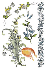 Load image into Gallery viewer, Fairytale Florals 8x12 Transfer_IOD_Iron Orchid Designs