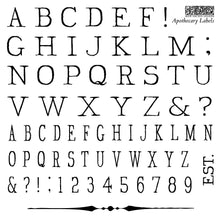 Load image into Gallery viewer, Apothecary Labels IOD  6x6 Stamp Set Iron Orchid Designs