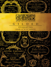 Load image into Gallery viewer, Etiquettes IOD Gold Leaf Transfer Iron Orchid Designs