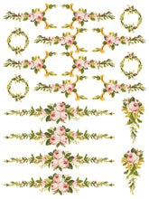 Load image into Gallery viewer, Petite Fleur Pink IOD Paint Inlay Iron Orchid Designs