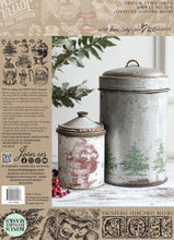 Load image into Gallery viewer, IOD Christmas Wishes 12x12 Decor Stamp Iron Orchid Designs
