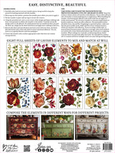 Load image into Gallery viewer, Iron Orchid Designs/IOD Collage de Fleurs Decor Transfer