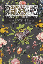 Load image into Gallery viewer, Fairytale Florals 8x12 Transfer_IOD_Iron Orchid Designs