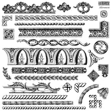 Load image into Gallery viewer, Adornment IOD  12x12 Decor StampIron Orchid Designs