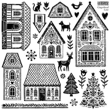 Load image into Gallery viewer, Gingerbread Lane | Iron Orchid Designs | Decor Stamp