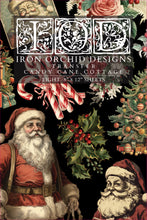 Load image into Gallery viewer, Iron Orchid Designs Candy Cane Cottage 8x12 Christmas Holiday Transfer