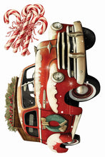 Load image into Gallery viewer, Iron Orchid Designs Candy Cane Cottage 8x12 Christmas Holiday Transfer