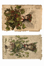 Load image into Gallery viewer, IOD Fairy Merry Christmas 8x12 Christmas Holiday Transfer