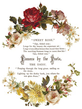 Load image into Gallery viewer, Flowers by the Poets 12x16 IOD Transfer_Iron Orchid Designs