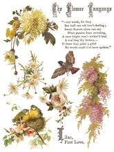 Load image into Gallery viewer, Flowers by the Poets 12x16 IOD Transfer_Iron Orchid Designs
