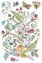 Load image into Gallery viewer, Fern Fables 8x12 IOD Transfer Iron Orchid Designs