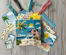 Load image into Gallery viewer, Life’s A Beach Memory Keeper Folio – Summer Paper Craft Kit_Paper Craft Socials