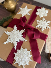 Load image into Gallery viewer, Winter holiday project created with the IOD Snowflakes Mould
