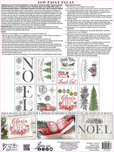 Load image into Gallery viewer, Noel-Christmas-Holiday-Winter-Paint Inlay-IOD-Iron Orchid Designs