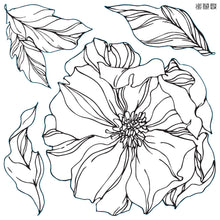 Load image into Gallery viewer, Peonies IOD 12x12 Decor Stamp Iron Orchid Designs