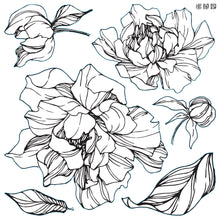 Load image into Gallery viewer, Peonies IOD 12x12 Decor Stamp Iron Orchid Designs