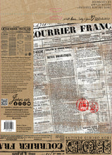 Load image into Gallery viewer, Le  Courrier IOD 12x12 Decor Stamp Iron Orchid Designs