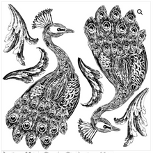 Load image into Gallery viewer, Pavo IOD 12x12 Decor Stamp Iron Orchid Designs