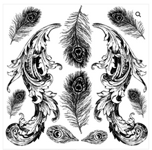 Load image into Gallery viewer, Pavo IOD 12x12 Decor Stamp Iron Orchid Designs