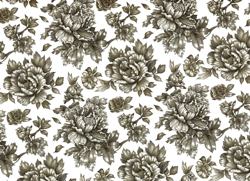 Roycycled Treasures Paintable Floral Decoupage Paper #197