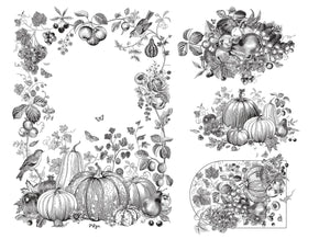 Paintable Fall Roycycled Treasures Decoupage Paper #204