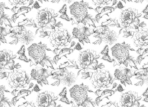 Paintable Blooms Roycycled Treasures Decoupage Paper #205