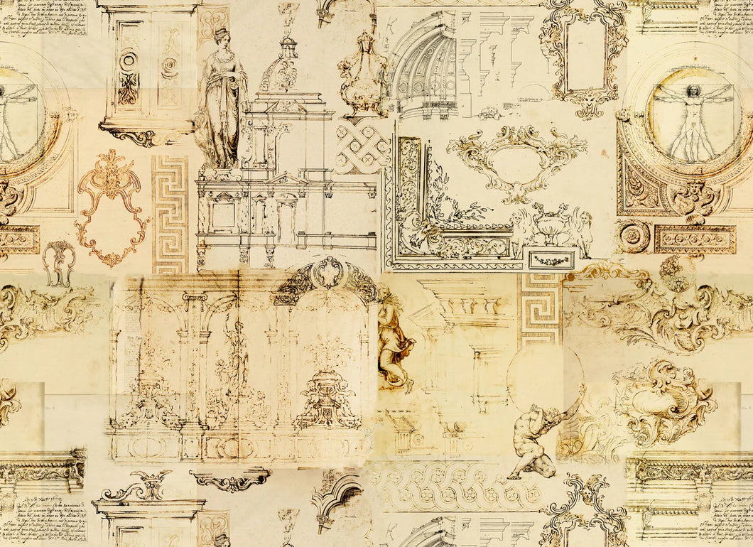 Classical Masterboard Roycycled Treasures Decoupage Paper #207