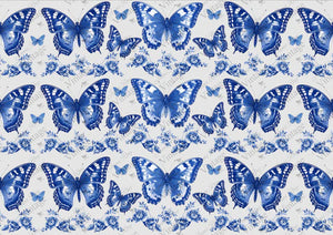 JRV Butterfly Toile A4 Rice Paper Jami Ray Vintage