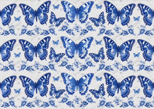 JRV Butterfly Toile A4 Rice Paper Jami Ray Vintage