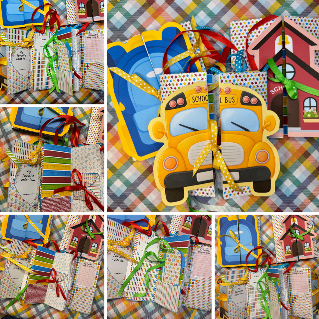 Back To School Journal Crafts and Coffee CLASS Paper Craft Socials