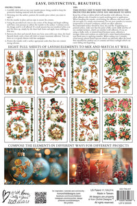 IOD Kitschy Christmas Holiday Transfers Iron Orchid Designs