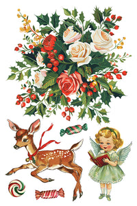 IOD Kitschy Christmas Holiday Transfers Iron Orchid Designs