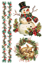 Load image into Gallery viewer, IOD Kitschy Christmas Holiday Transfers Iron Orchid Designs
