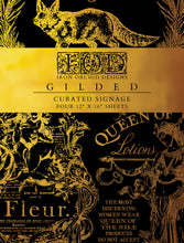 Load image into Gallery viewer, Curated Signage Gold Foil Transfer_IOD_Iron Orchid Designs
