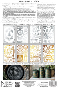 IOD Figgy & Flourish Foil 8x12 Foil Transfer Iron Orchid Designs