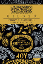 Load image into Gallery viewer, IOD Figgy &amp; Flourish Foil 8x12 Foil Transfer Iron Orchid Designs

