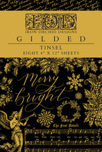 Load image into Gallery viewer, IOD Tinsel Holiday Gilded Transfer Iron Orchid Designs
