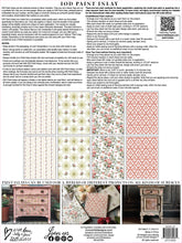 Load image into Gallery viewer, Iron Orchid Designs/IOD Lattice Rose Paint Inlay
