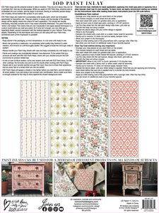 Iron Orchid Designs/IOD Lattice Rose Paint Inlay