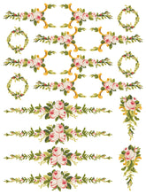 Load image into Gallery viewer, Iron Orchid Designs/IOD Petite Fleur Pink Paint Inlay
