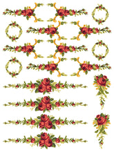 Load image into Gallery viewer, Iron Orchid Designs/IOD Petite Fleur Red Paint Inlay
